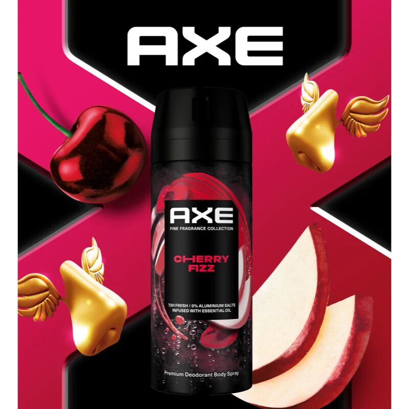 Axe Premium Cherry Fizz deodorant sprej pro muže 150 ml