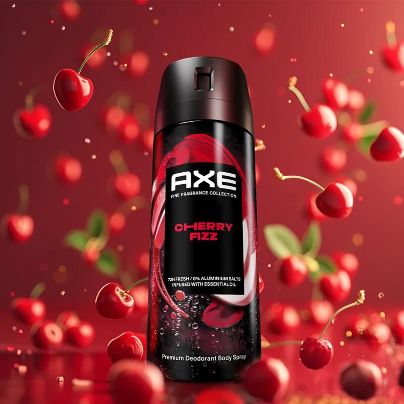 Axe Premium Cherry Fizz deodorant sprej pro muže 150 ml