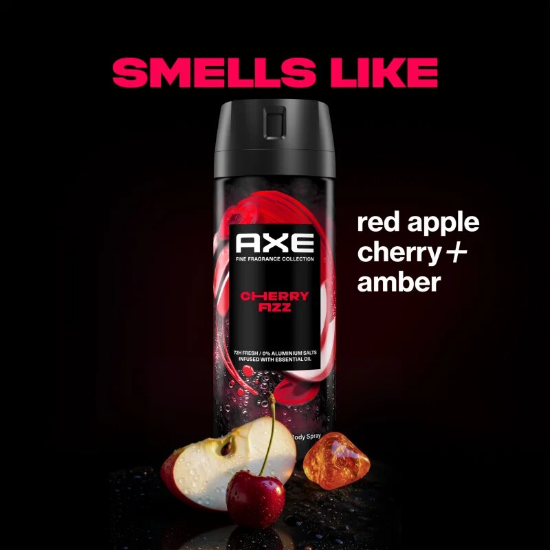 Axe Premium Cherry Fizz deodorant sprej pro muže 150 ml