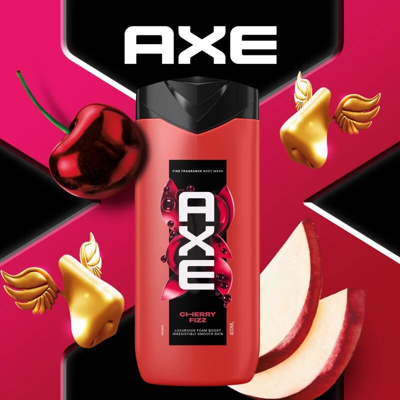 Axe Premium Cherry Fizz sprchový gel pro muže 400 ml