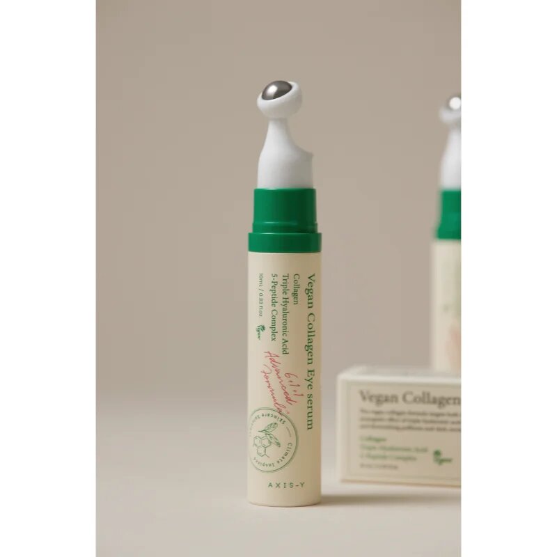 AXIS-Y 6+1+1 Advanced Formula Vegan Collagen Eye Serum oční sérum proti otokům a vráskám s kolagenem 10 ml