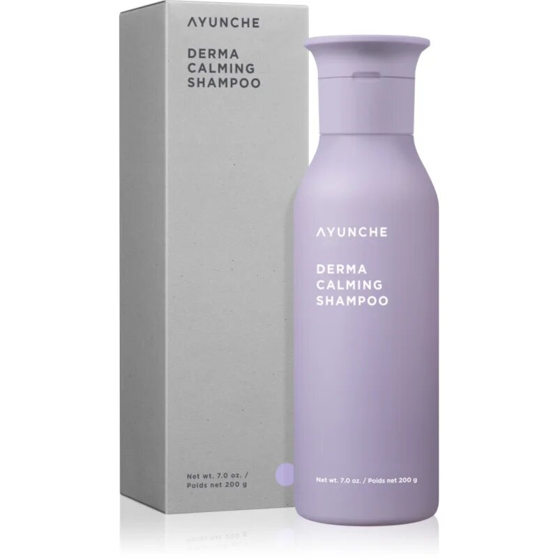 AYUNCHE Derma Calming Shampoo zklidňující šampon pro suché vlasy a citlivou pokožku hlavy 200 ml