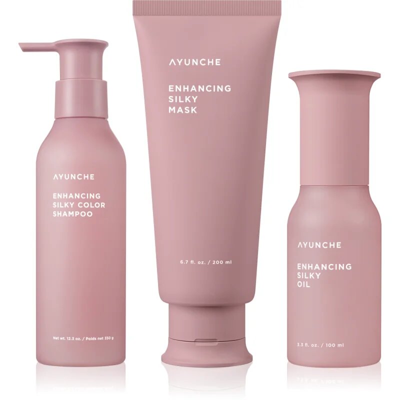 AYUNCHE Enhancing Silky sada pro poškozené vlasy