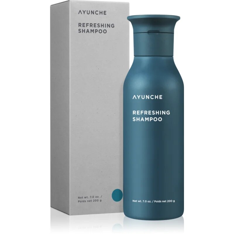 AYUNCHE Refreshing Shampoo osvěžující šampon pro mastné vlasy a vlasovou pokožku 200 g