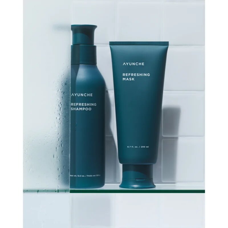 AYUNCHE Refreshing Shampoo osvěžující šampon pro mastné vlasy a vlasovou pokožku 350 g
