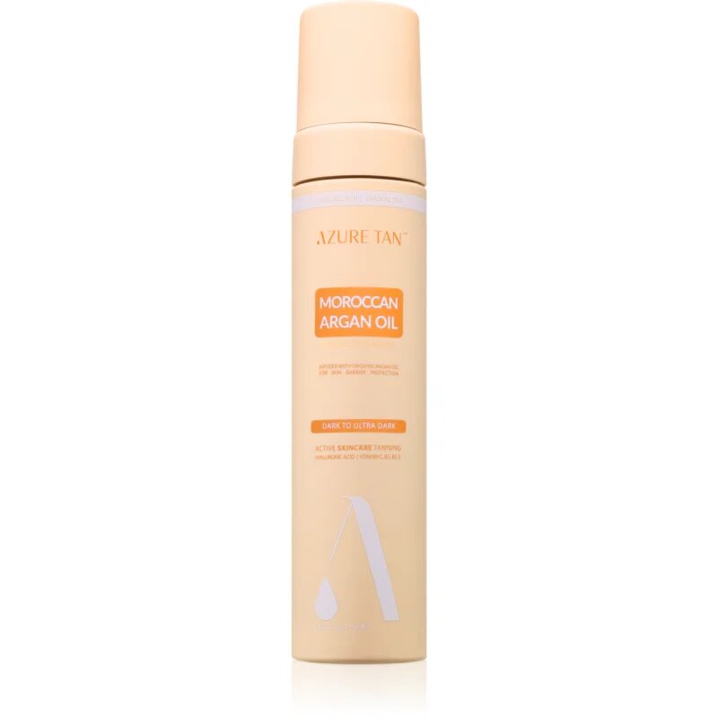 Azure Tan Maroccan Argan Oil samoopalovací pěna odstín Dark To Ultra Dark 200 ml
