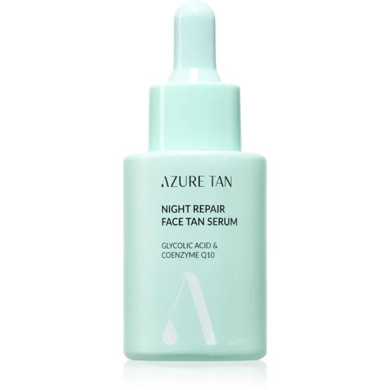 Azure Tan Night Repair samoopalovací sérum na obličej na noc 30 ml