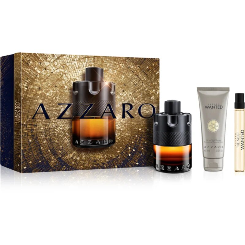 Azzaro The Most Wanted Parfum dárková sada pro muže