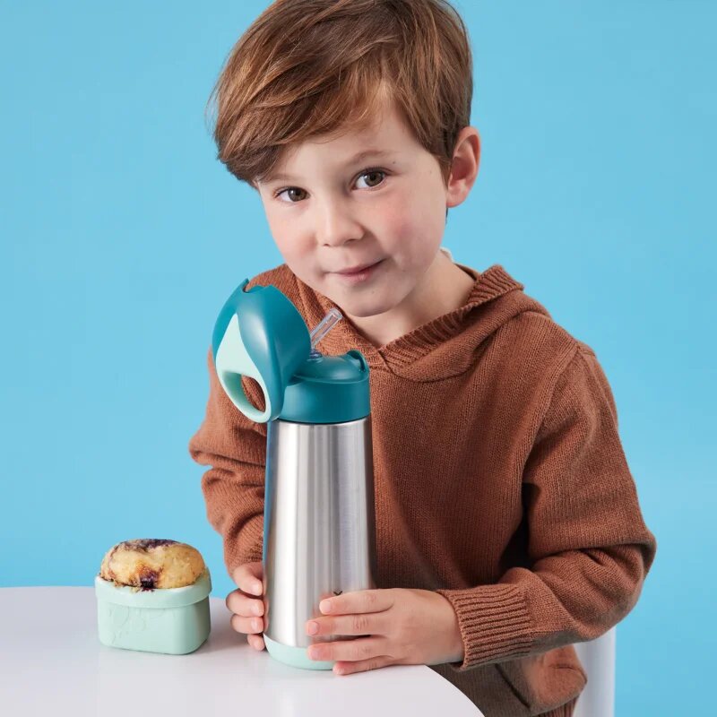 B.Box Insulated Drink Bottle termoska s brčkem Emerald Forest 1 ks