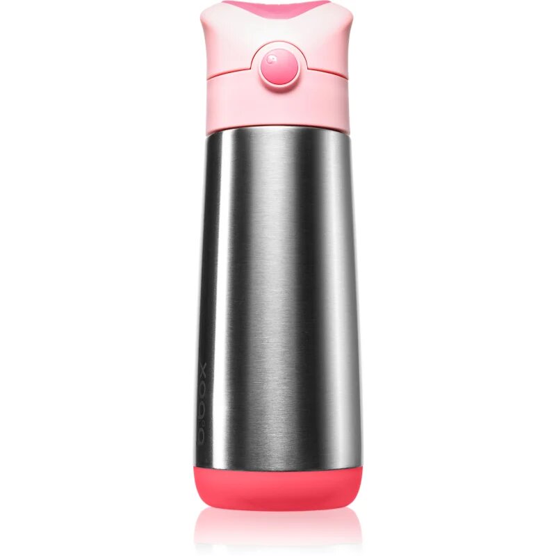 B.Box Insulated Drink Bottle termoska s brčkem Flamingo Fizz 1 ks