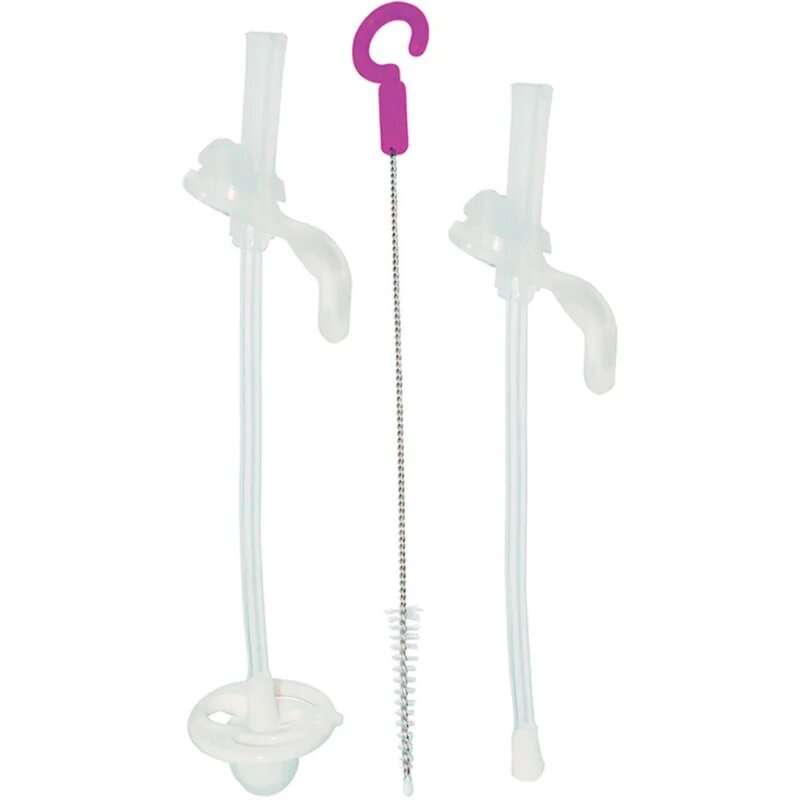 B.Box Replecement Straws + Cleaner silikonové brčko 3 ks
