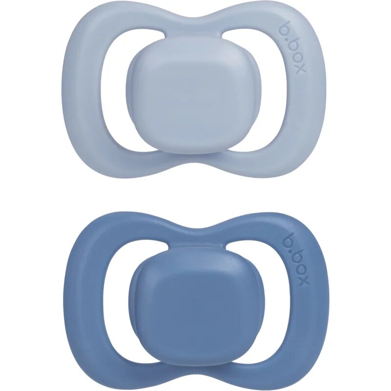 B.Box Silicone 6m+ dudlík Ocean/Sky 2 ks