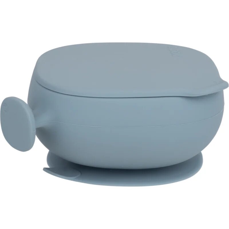 B.Box Silicone Bowl silikonová miska s víčkem Blue 300 ml