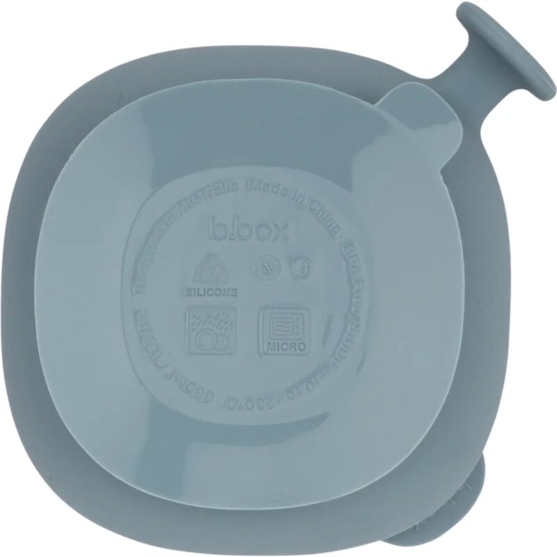 B.Box Silicone Bowl silikonová miska s víčkem Blue 300 ml
