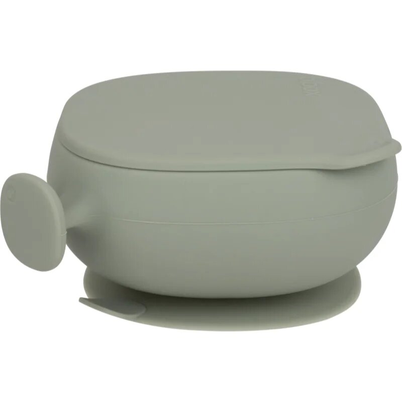 B.Box Silicone Bowl silikonová miska s víčkem Green 300 ml