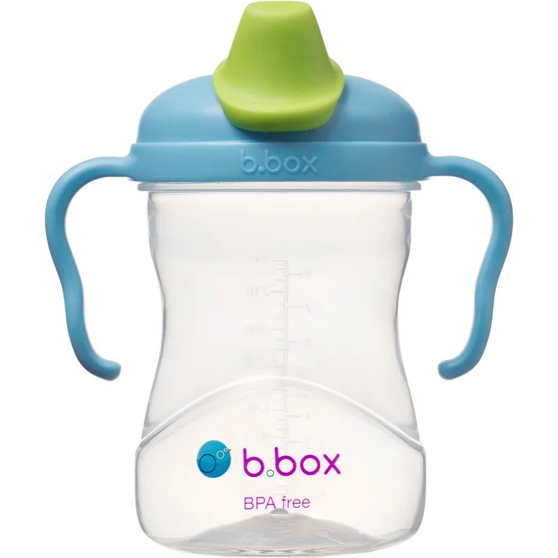 B.Box Spout Cup hrnek s držadly Blueberry 4m+ 1 ks