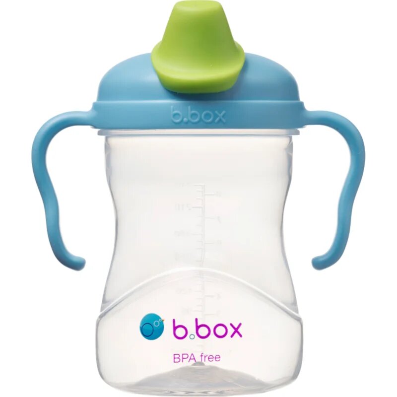 B.Box Spout Cup hrnek s držadly Blueberry 4m+ 1 ks