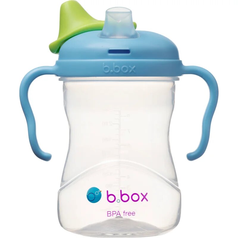 B.Box Spout Cup hrnek s držadly Blueberry 4m+ 1 ks