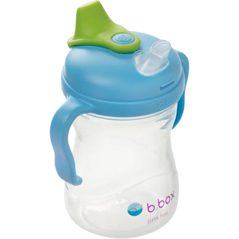 B.Box Spout Cup hrnek s držadly Blueberry 4m+ 1 ks