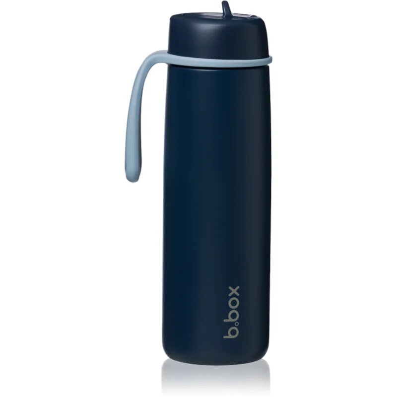 B.Box Stainless Steel Thermos Bottle termoláhev s brčkem Midnight 1 ks