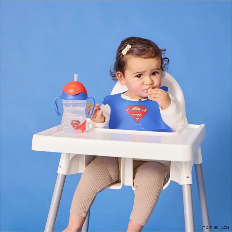 B.Box Superman hrnek s brčkem 6m+ 240 ml