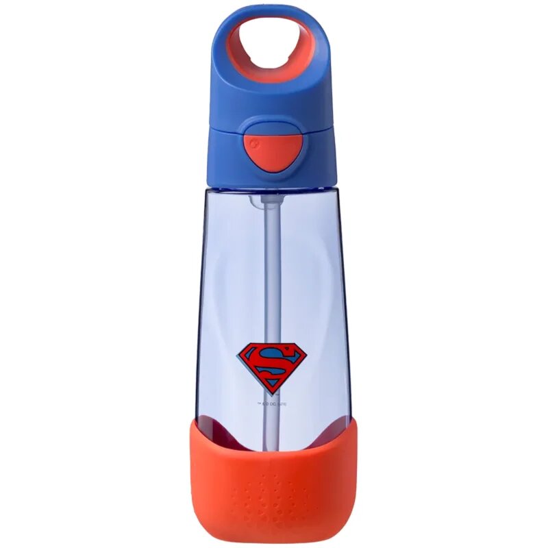 B.Box Superman láhev s brčkem 600 ml