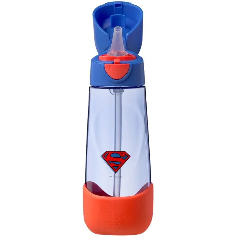 B.Box Superman láhev s brčkem 600 ml