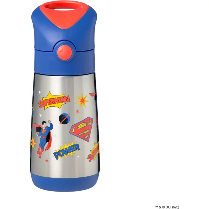 B.Box Superman termoska s brčkem 350 ml