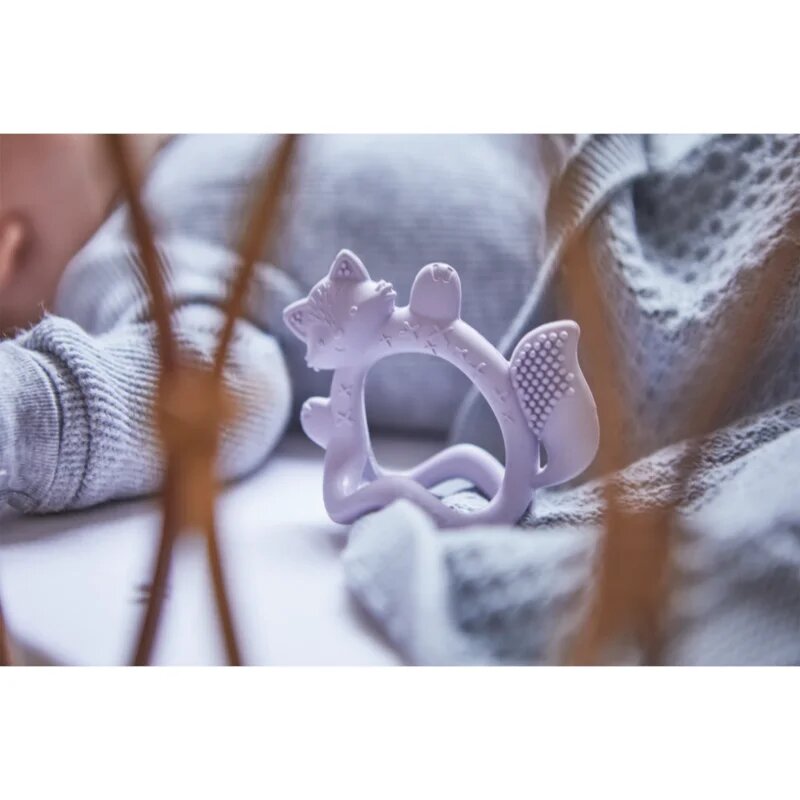 B.Box Teether kousací náramek Purple 3m+ 1 ks