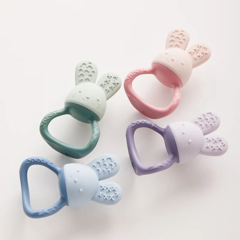 B.Box Teether kousátko s chladivým účinkem Blush 1 ks