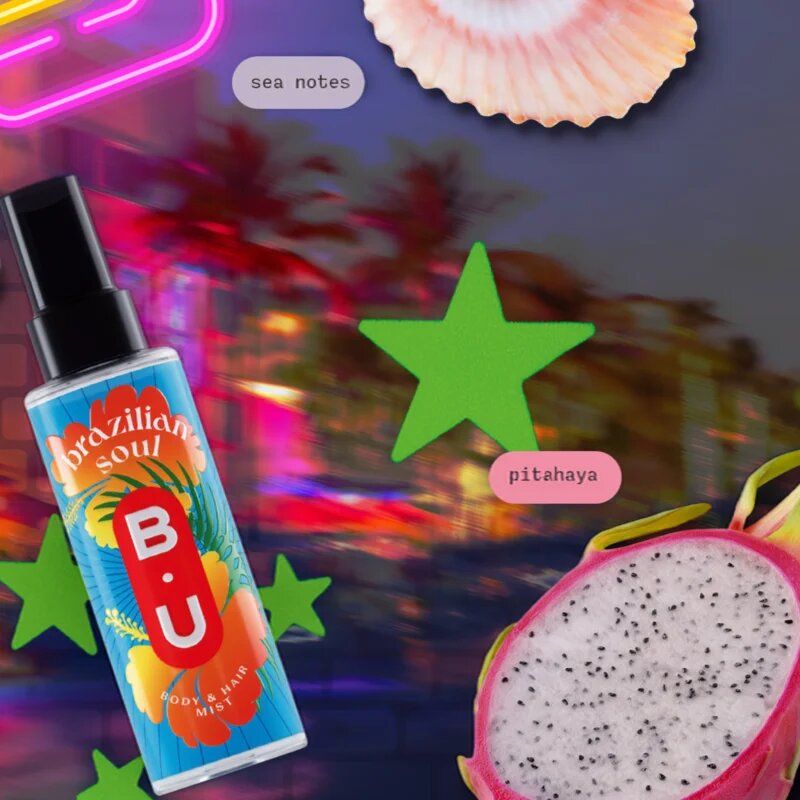 B.U. Brazilian Soul tělový sprej pro ženy 200 ml