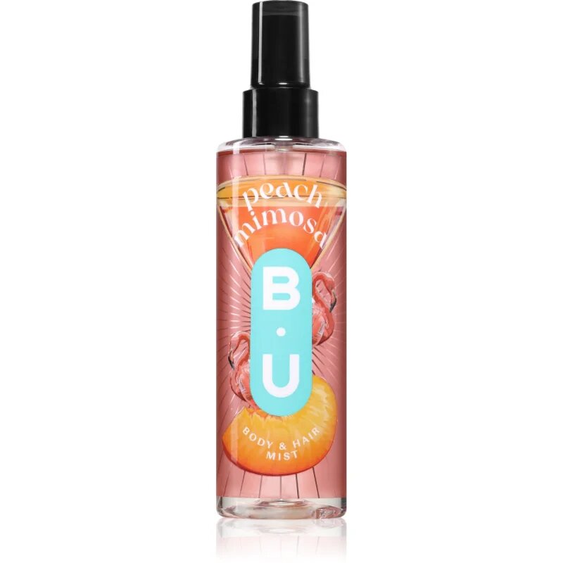 B.U. Peach Mimosa tělový sprej pro ženy 200 ml