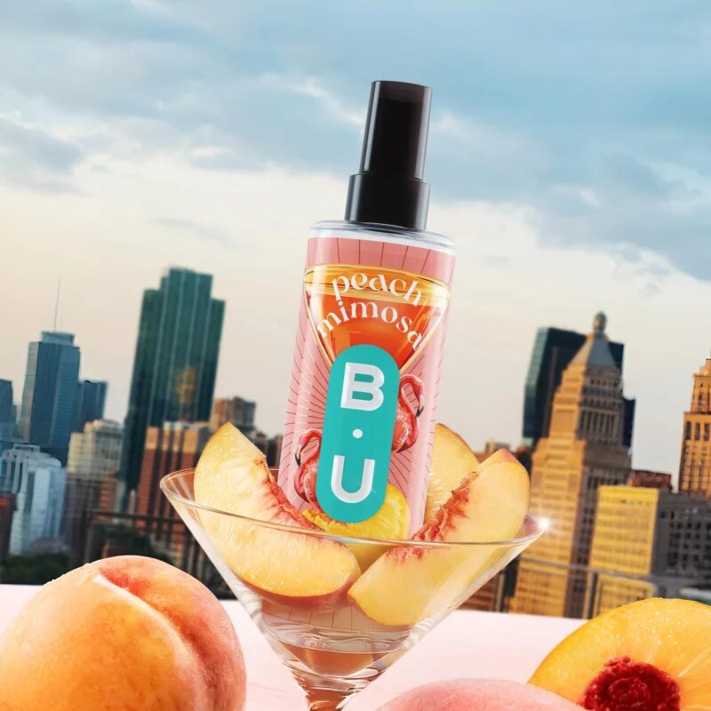 B.U. Peach Mimosa tělový sprej pro ženy 200 ml
