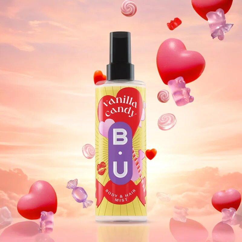B.U. Vanilla Candy tělový sprej pro ženy 200 ml