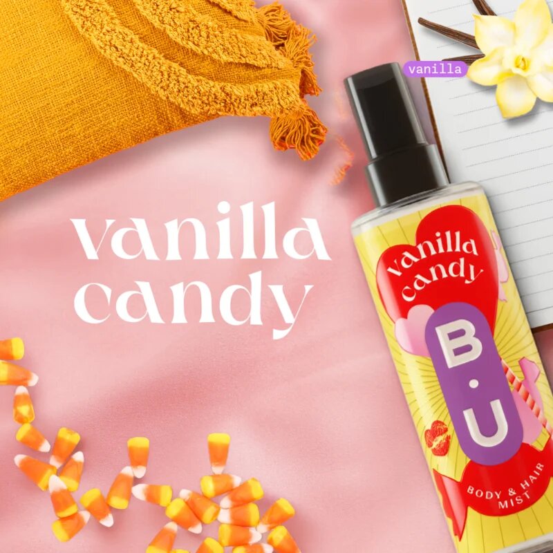 B.U. Vanilla Candy tělový sprej pro ženy 200 ml