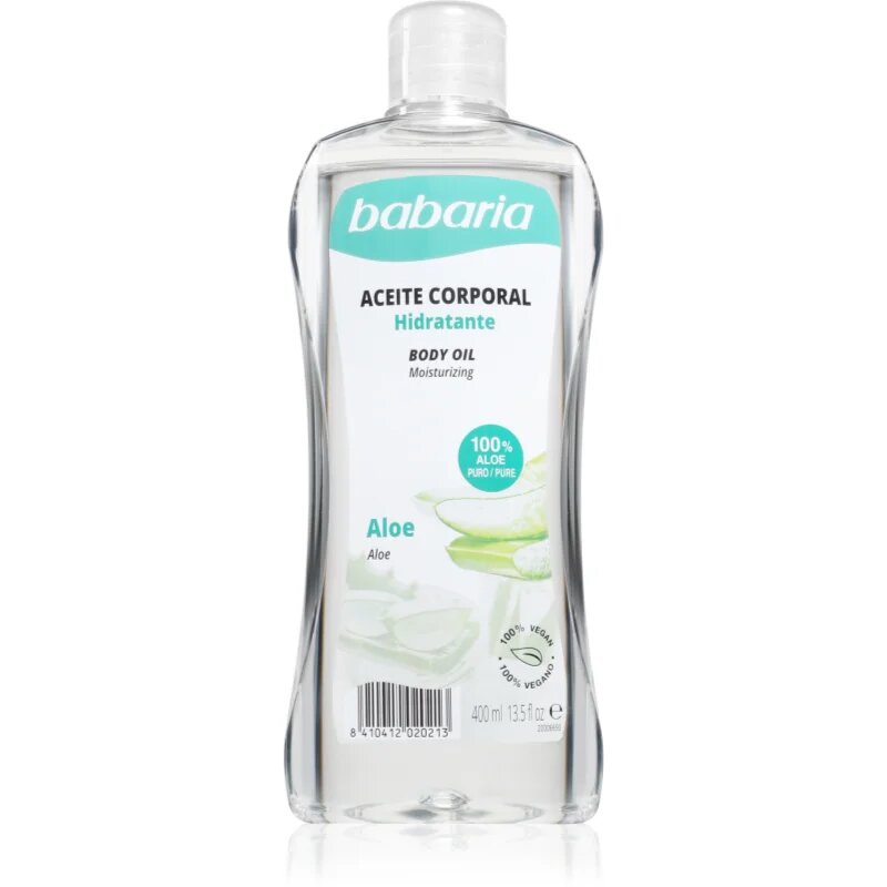 Babaria Aloe Vera hydratační tělový olej s aloe vera 400 ml