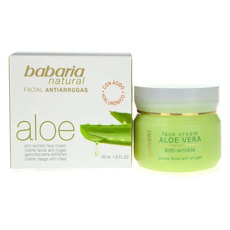 Babaria Aloe Vera pleťový krém s aloe vera 50 ml