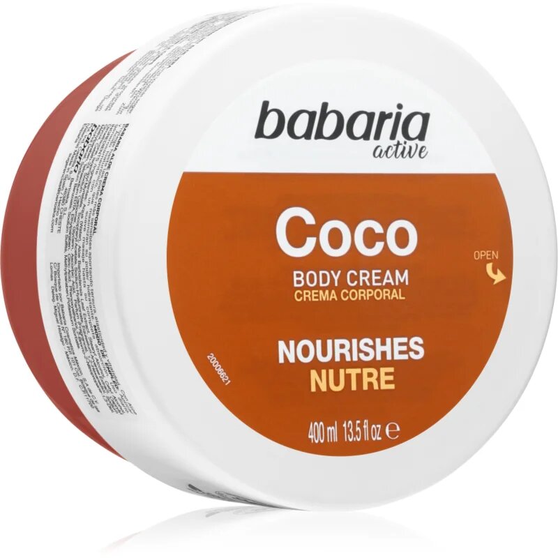 Babaria Coconut tělový krém pro velmi suchou pokožku 400 ml