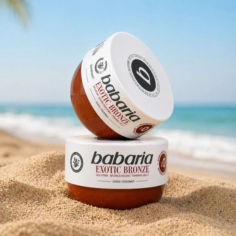 Babaria Tanning Jelly Exotic Bronze tělový gel pro intenzivní opálení 75 ml