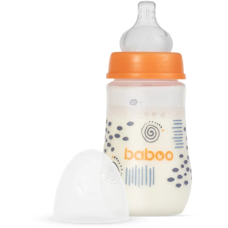 Baboo Anti-colic Feeding Bottle antikoliková láhev Blue Haze 3 m+ 1 ks