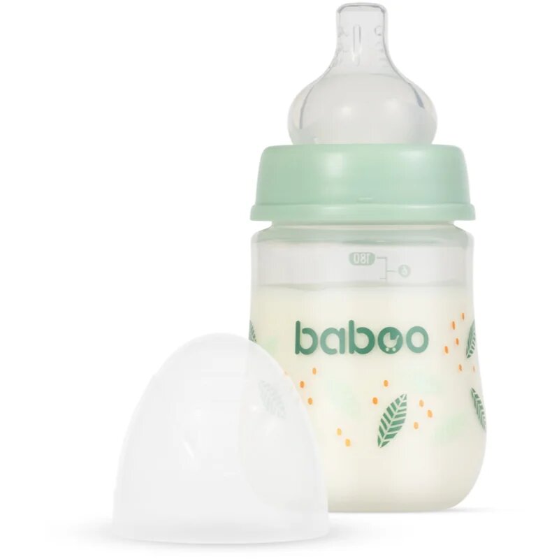 Baboo Anti-colic Feeding Bottle antikoliková láhev pro děti od narození Peachy Keen 0 m+ 1 ks
