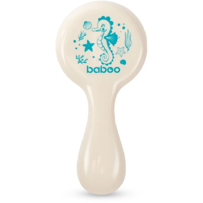 Baboo Baby Hair Brush and Comb Set sada na vlasy pro děti od narození Beige 2 ks