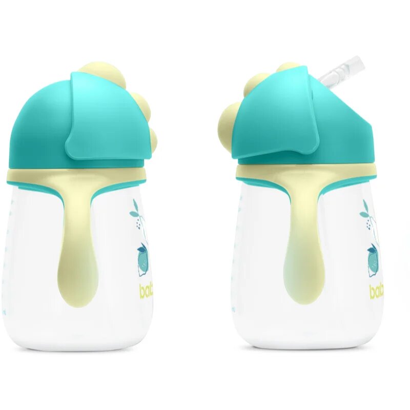 Baboo Cup with Silicone Straw hrnek s brčkem Lagoon Fiesta 9m+ 1 ks