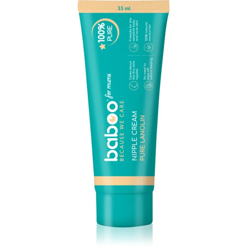 Baboo Nipple Cream Pure Lanolin lanolinová mast 35 ml