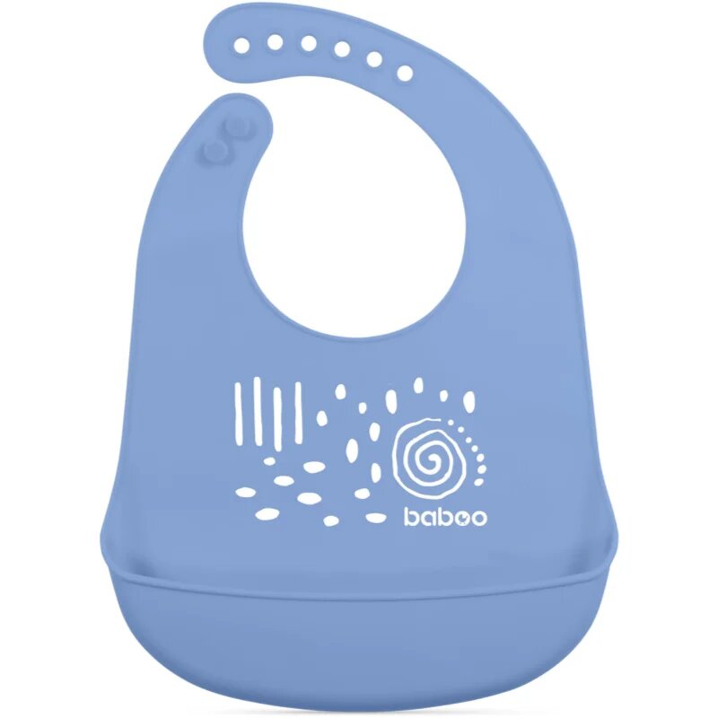 Baboo Silicone Bib bryndák Blue Haze 4m+ 1 ks