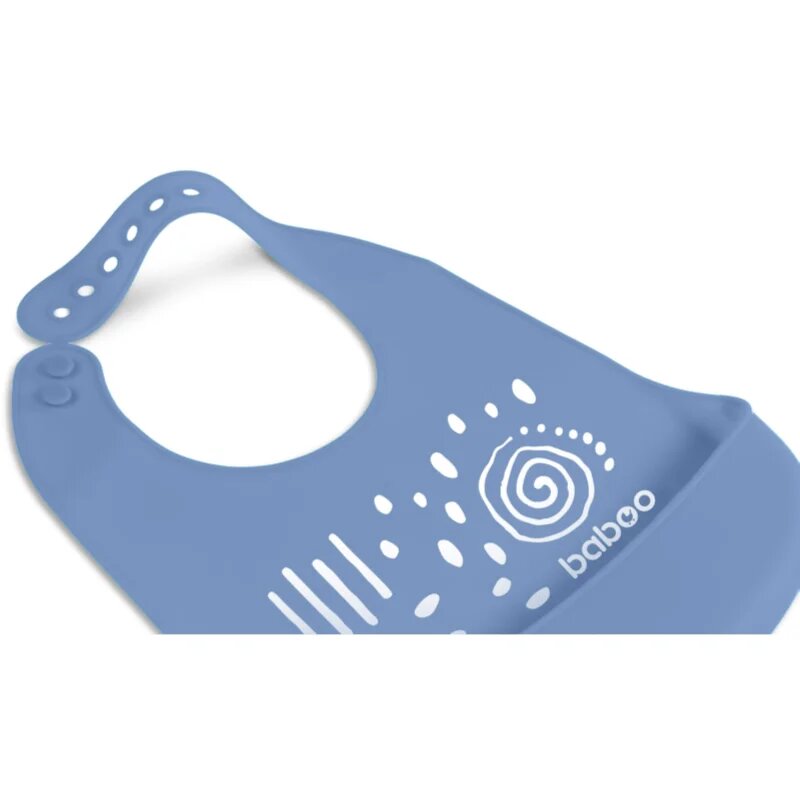 Baboo Silicone Bib bryndák Blue Haze 4m+ 1 ks