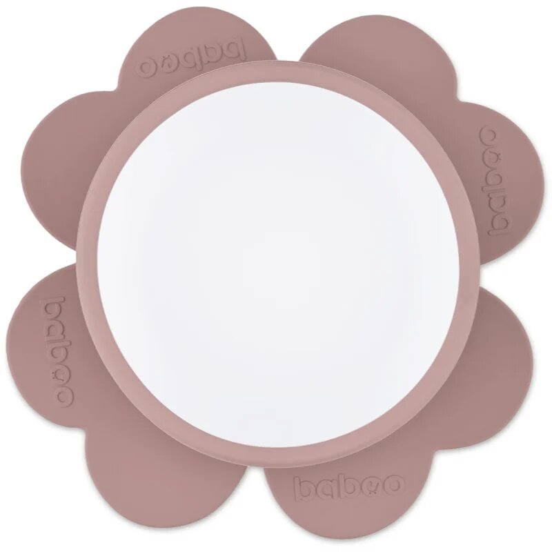 Baboo Silicone Bowl silikonová miska s přísavkou Au Naturale 6m+ 1 ks