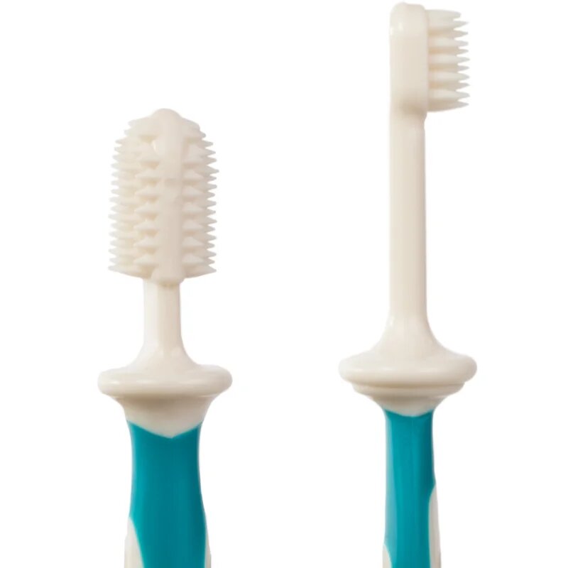 Baboo Toothbrush Set sada zubní péče pro miminka 6-12 m 2 ks