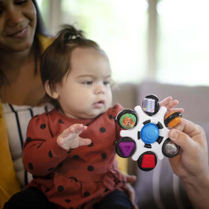 Baby Einstein Curiosity Clutch Twist & Pop aktivity hračka 3 m+ 1 ks