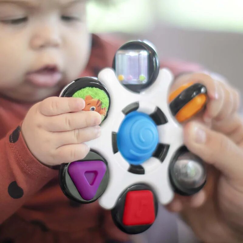 Baby Einstein Curiosity Clutch Twist & Pop aktivity hračka 3 m+ 1 ks